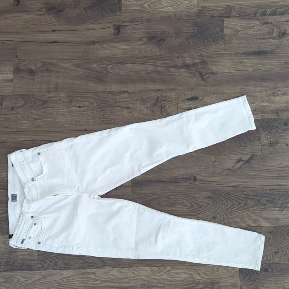 Citizens of Humanity rocket crop high-rise skinny size 28 white